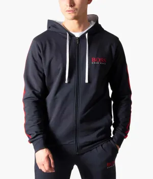 Authentic Lightweight Zip Through Hoodie