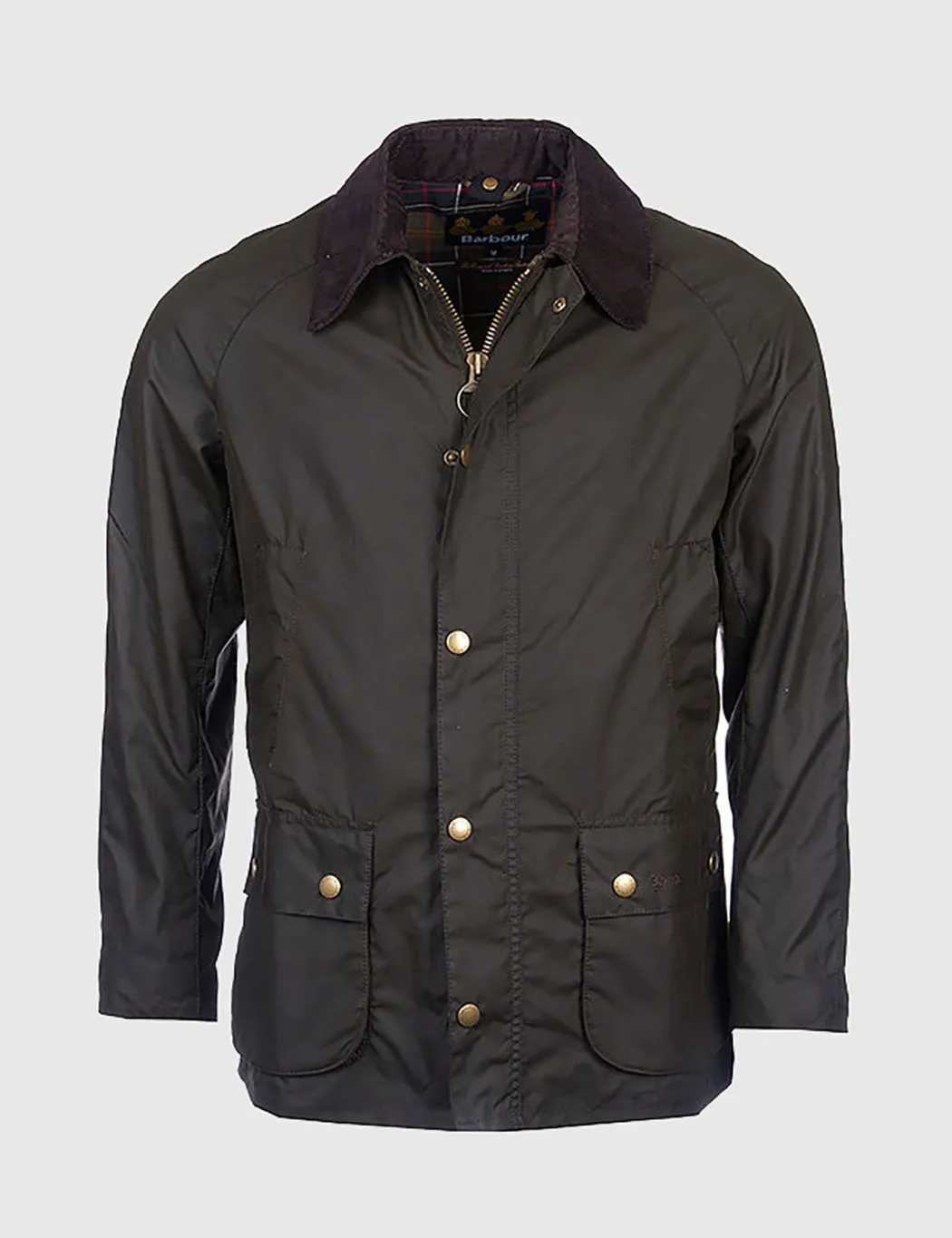 Barbour Ashby Wax Jacket - Olive Green