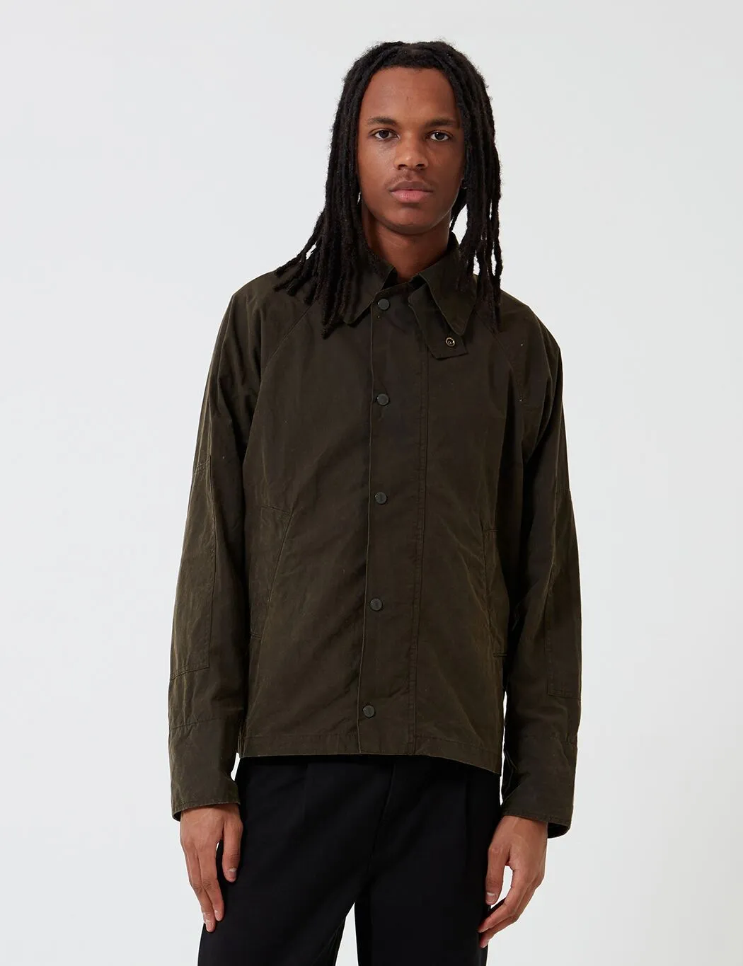 Barbour x Engineered Garments Washed Graham Casual Jacket - Olive