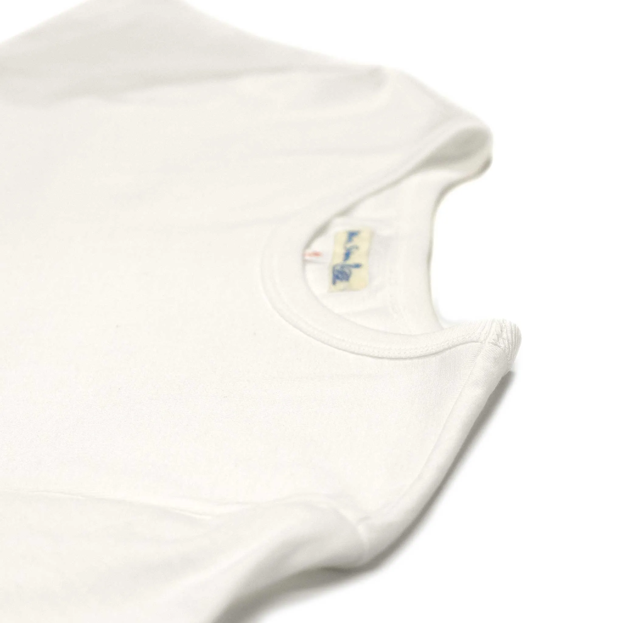 Box set of 3 white 1950's crew neck t-shirts (restock)