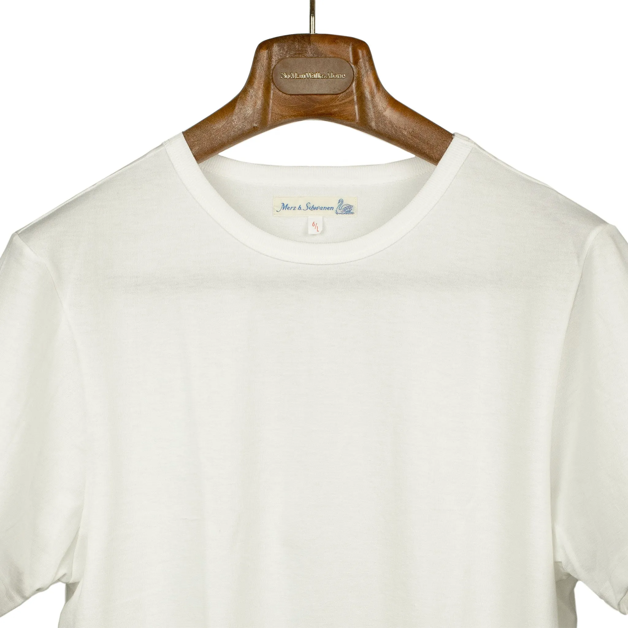 Box set of 3 white 1950's crew neck t-shirts (restock)