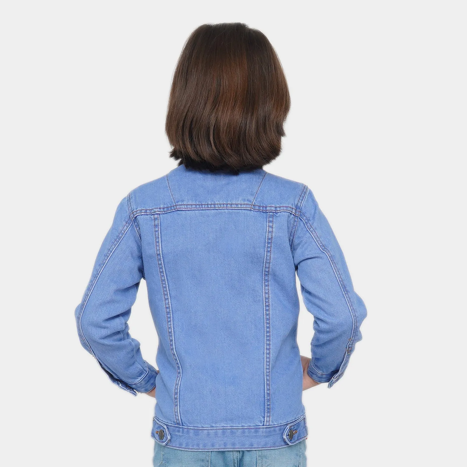 Boys Denim Jacket Basic W22- Ice Blue