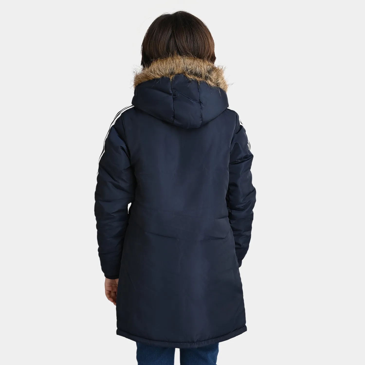 Boys Taffeta Quilted Jacket Snow Peak-NAVY