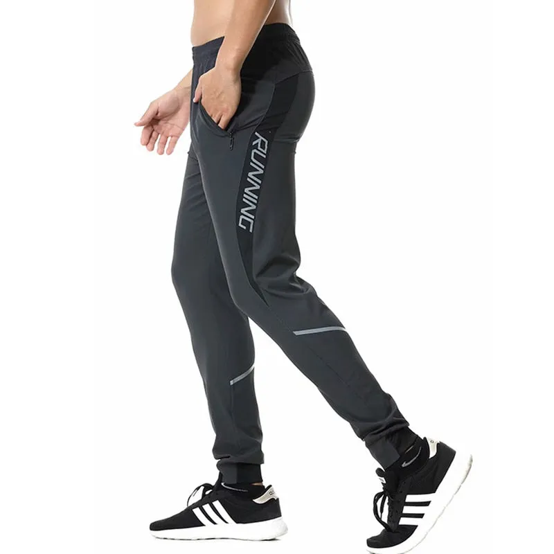 Brand Casual Spros Pants Men Joggers Running Sweatpants Outdoor Workout Basketball Football Fitness Trousers Zipper Pocket