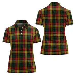 Buchanan Tartan Polo Shirt For Women