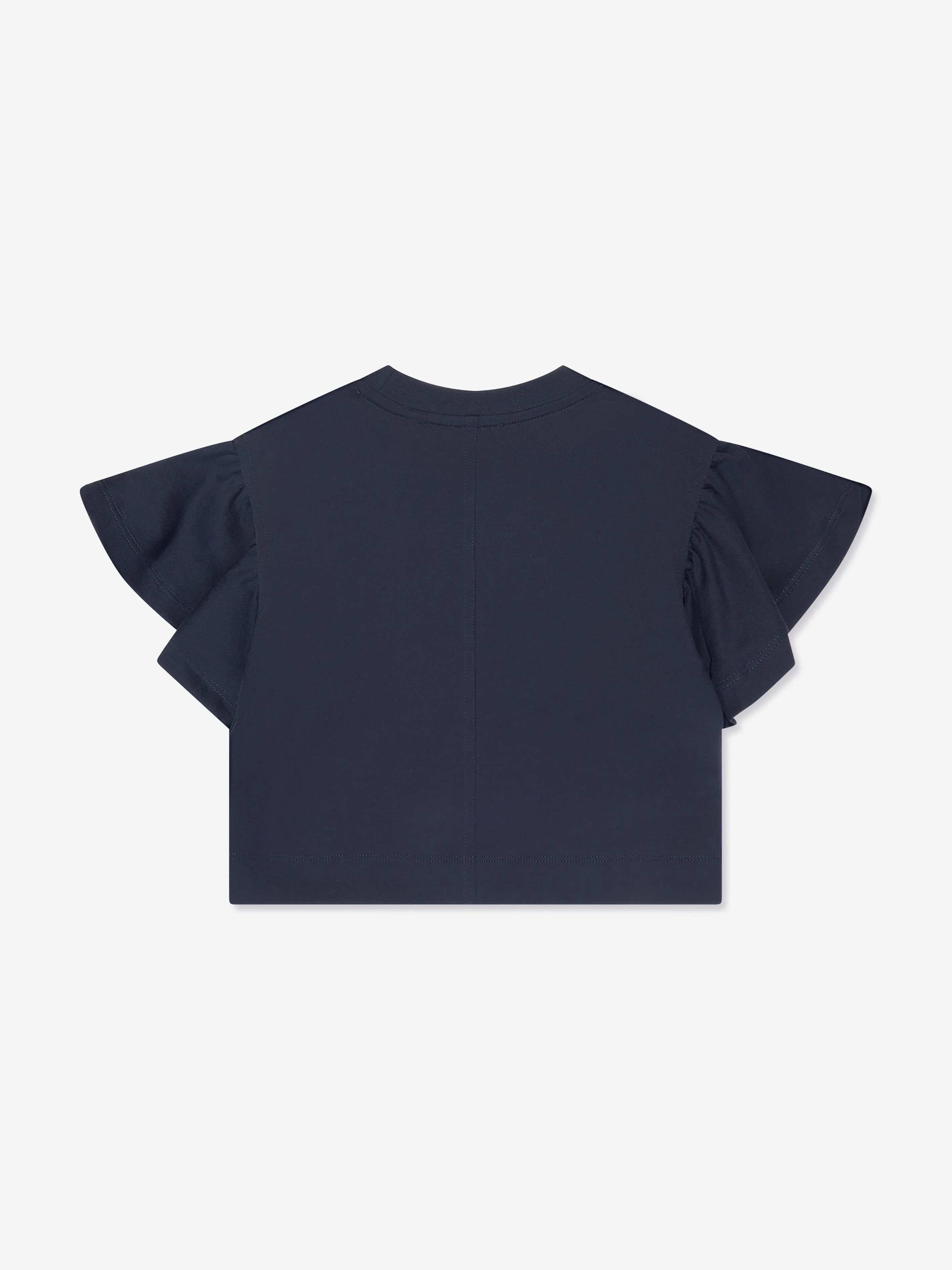 Burberry Girls Alexas Bear Top in Blue