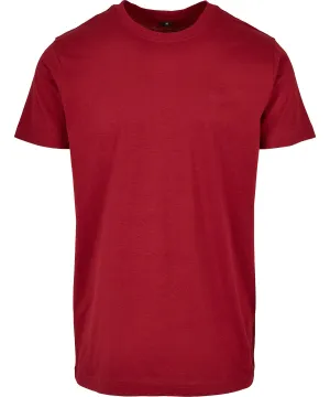 Burgundy - Basic round neck tee