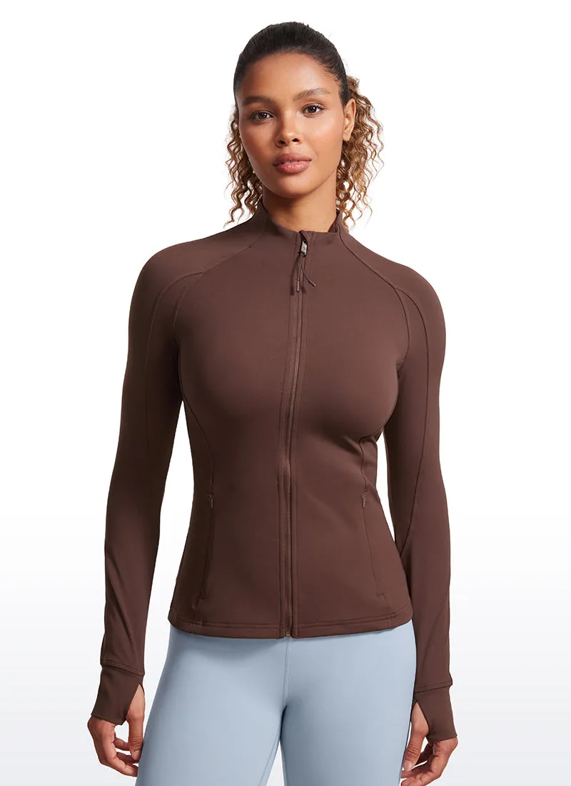 Butterluxe Full Zip Long Sleeves with Thumb Holes