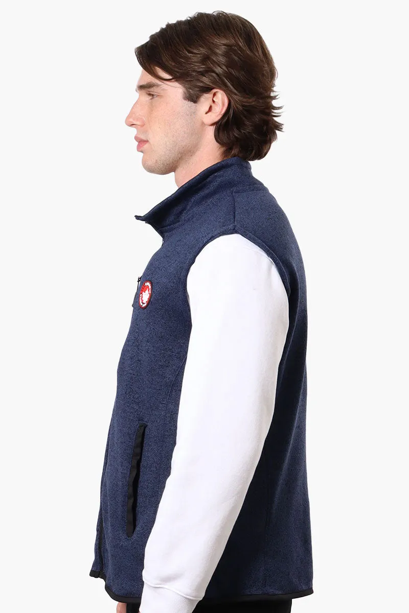 Canada Weather Gear Full Zip Fleece Vest - Navy