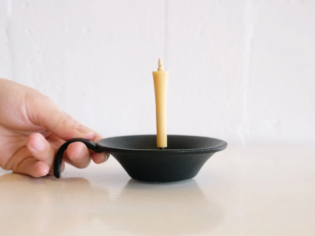 Cast Iron Candle Holder by Takazawa Candle : Round