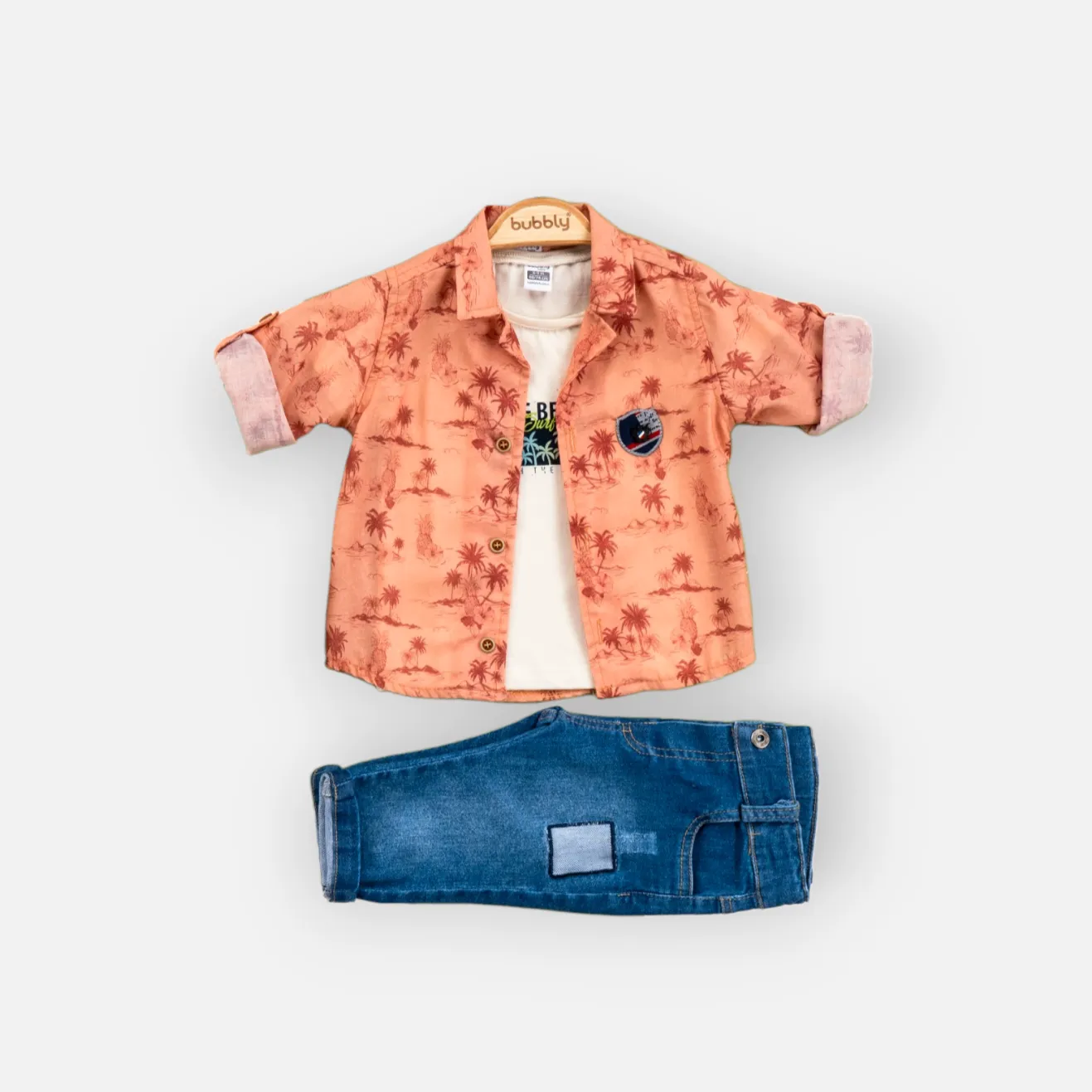 Trendy Chill Champ Boys Casual Outfit Set with Stylish Accessories