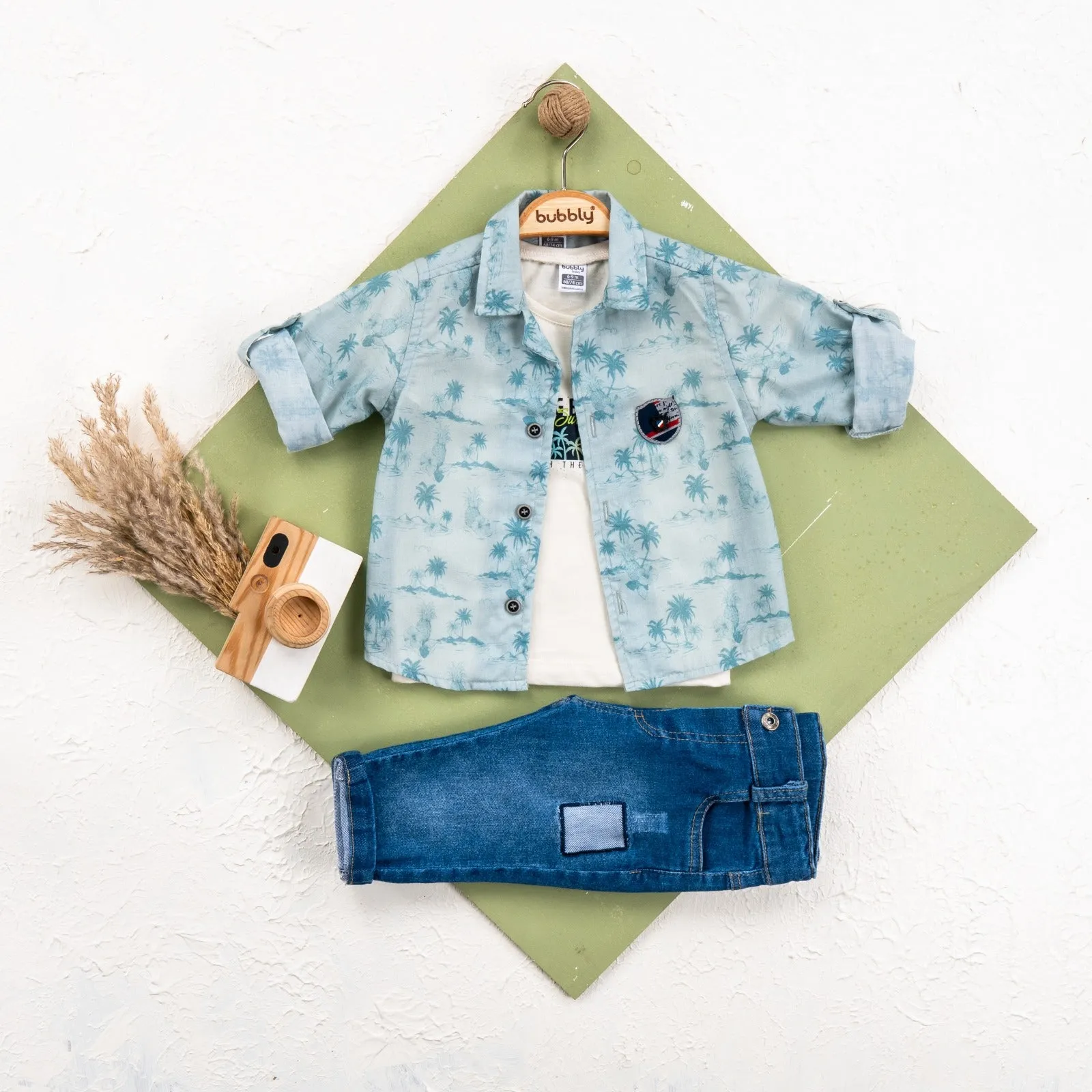 Trendy Chill Champ Boys Casual Outfit Set with Stylish Accessories