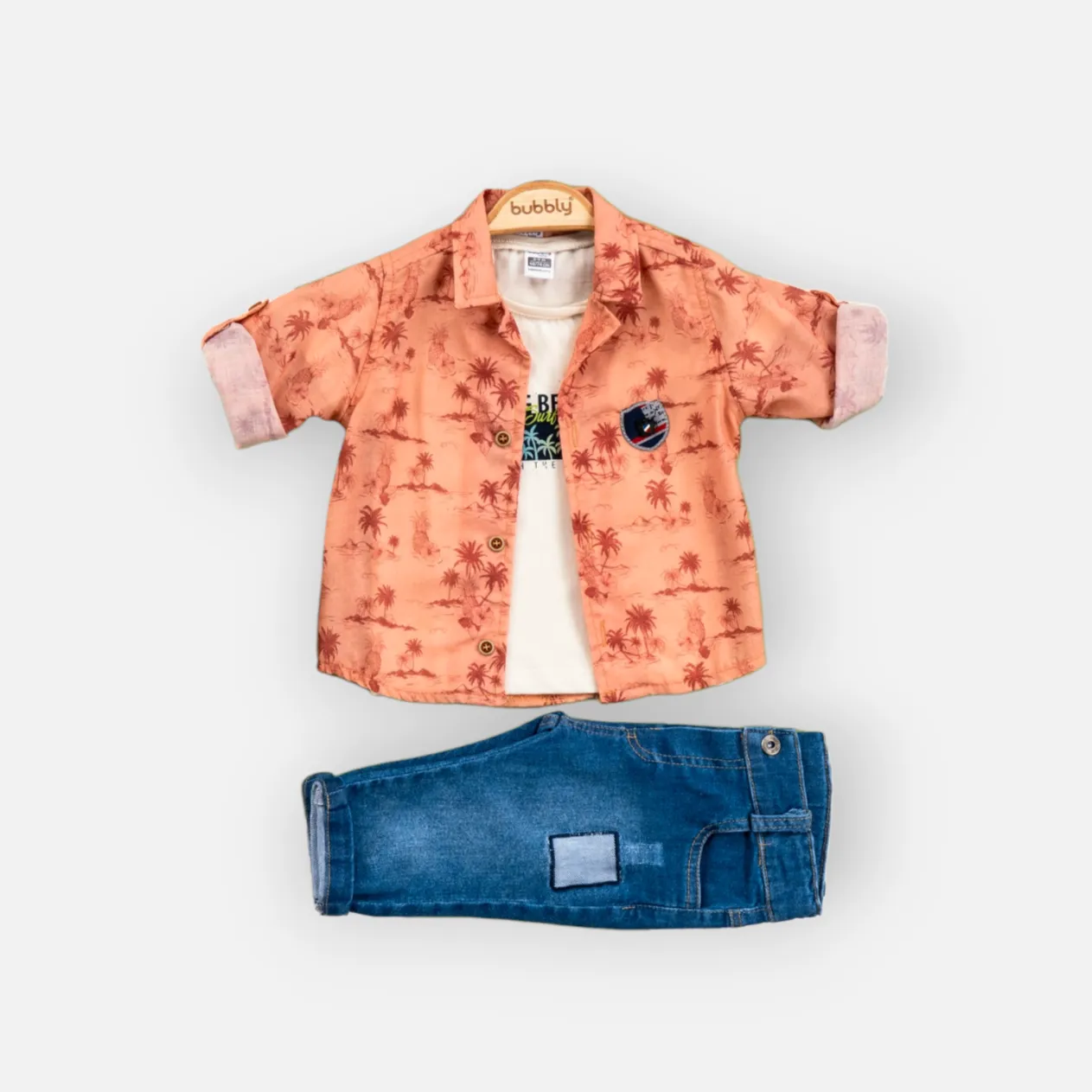 Trendy Chill Champ Boys Casual Outfit Set with Stylish Accessories