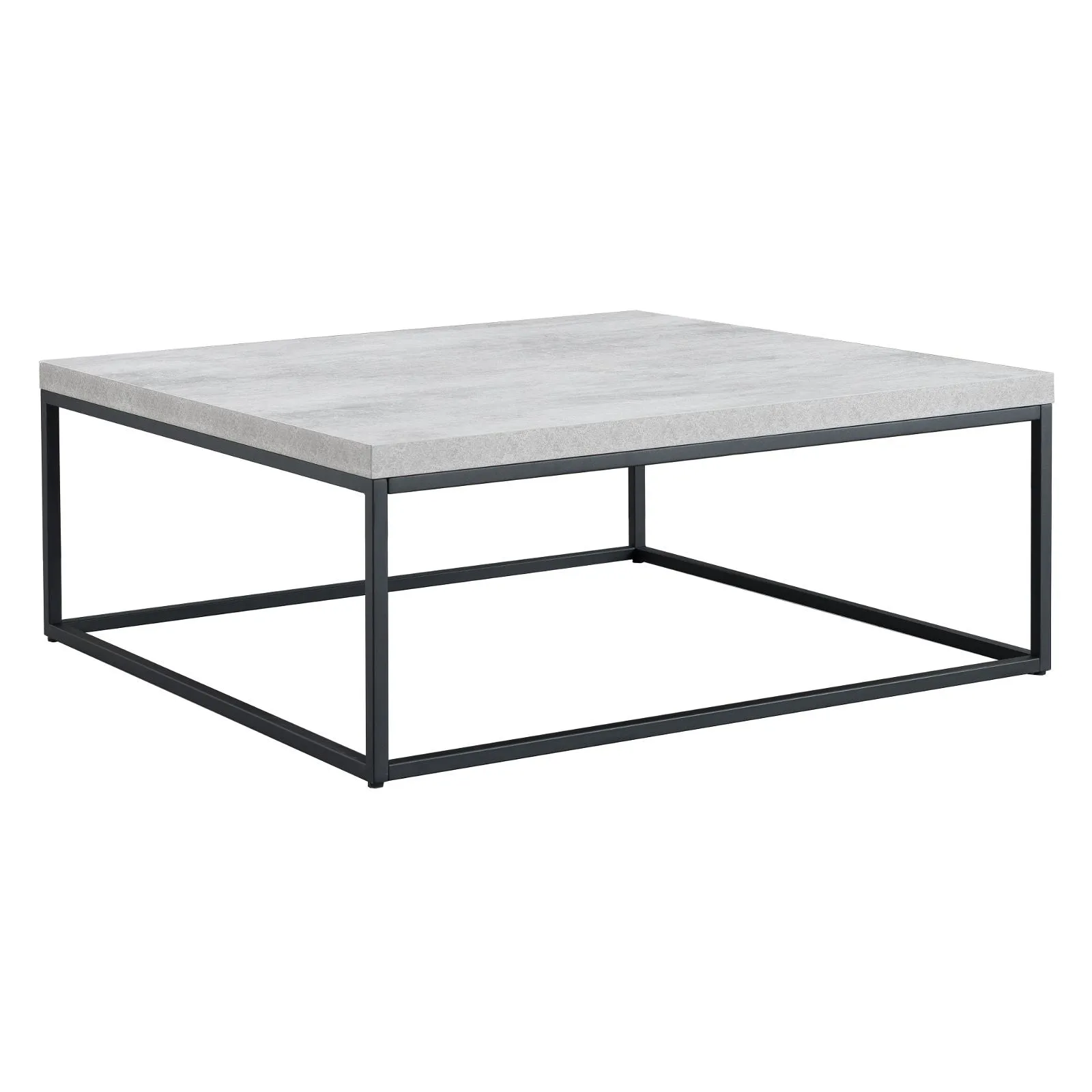 Chryzler Coffee Table 1000mm Metal Frame, Cement Look by Criterion