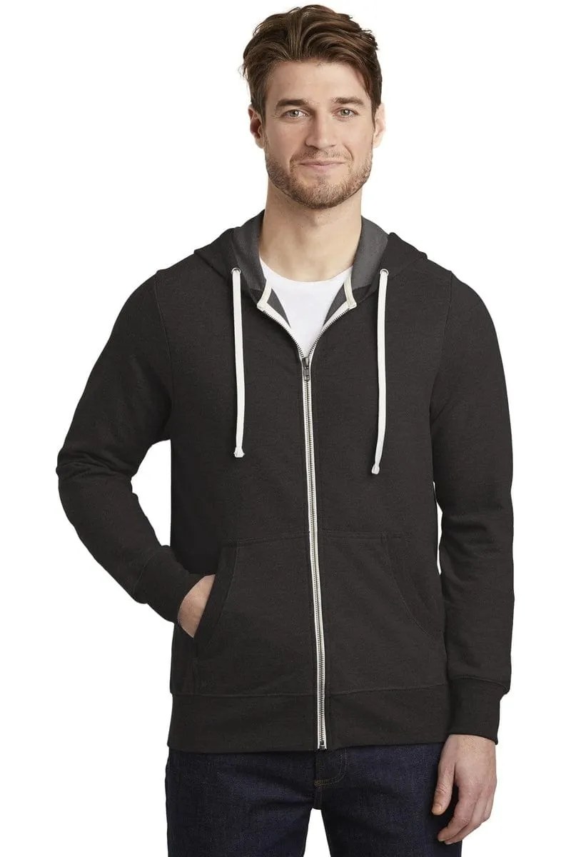 District DT356: Perfect Tri French Terry Full-Zip Hoodie