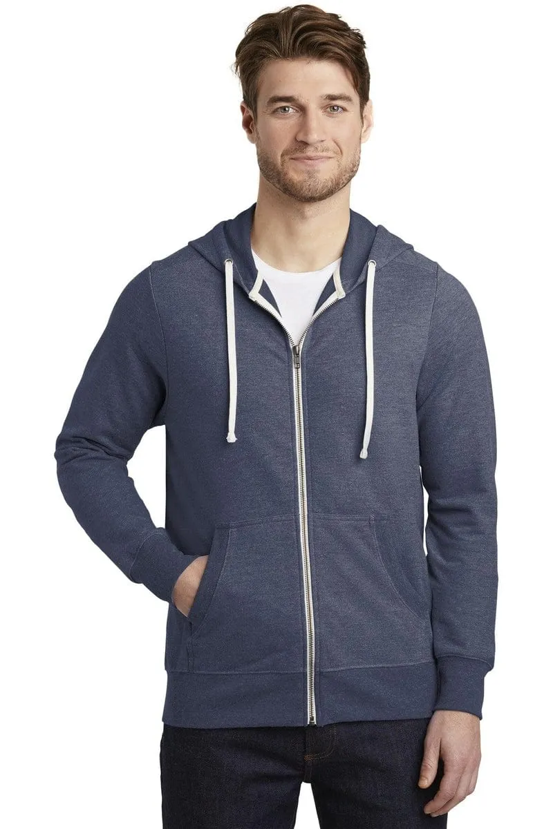 District DT356: Perfect Tri French Terry Full-Zip Hoodie