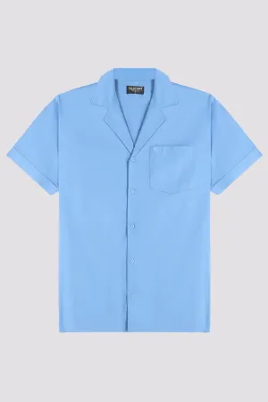 Dusk Blue Casual Resort Shirt - A24 - MS0057R