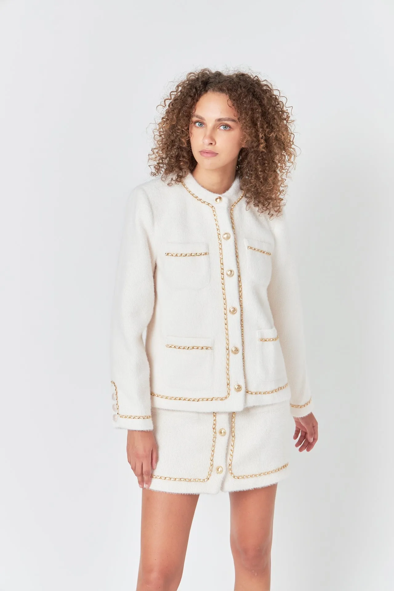 Endless Rose - Chain Trimmed Jacket