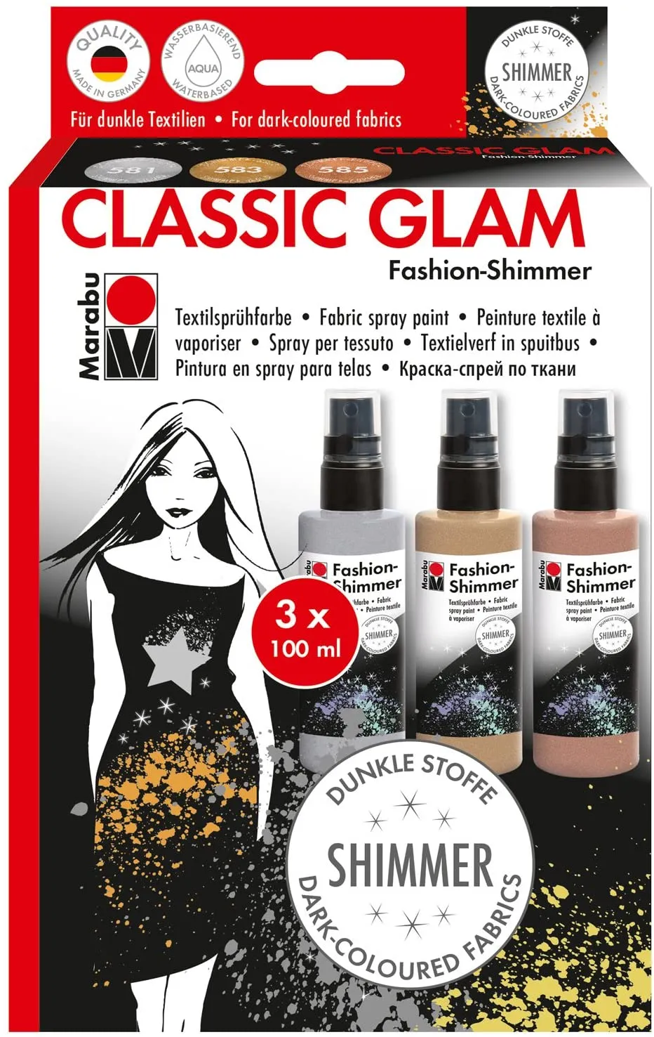 Fashion Shimmer 3X100 Ml Classic - MRU 171800081