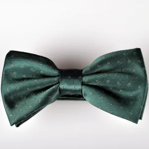 Forest Green Ego Paisley Floral Bow Tie Australia | B2B Shirts