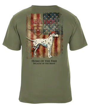 Grunge US Flag T-Shirt