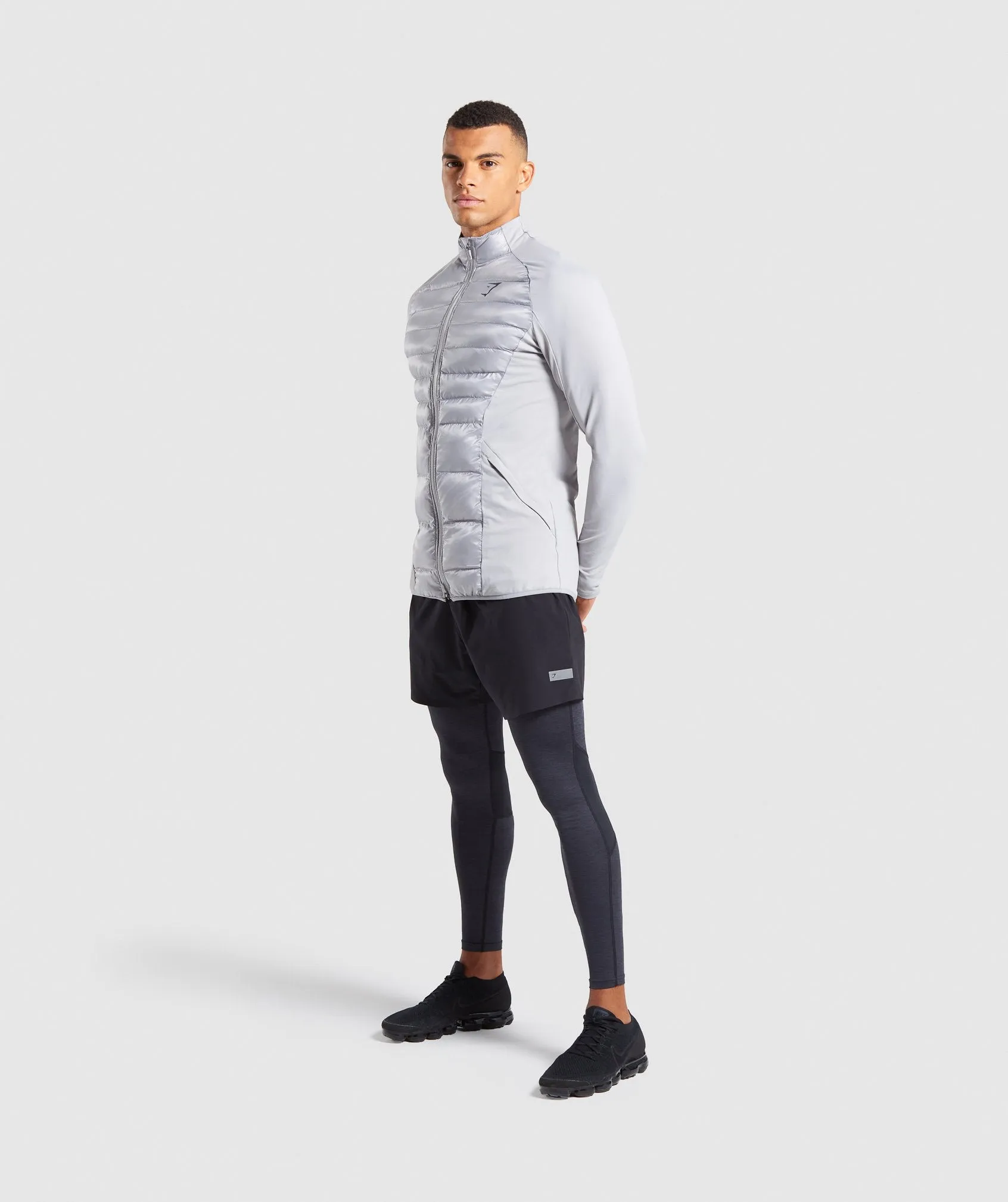 Gymshark Power Lightweight Jacket - Light Grey