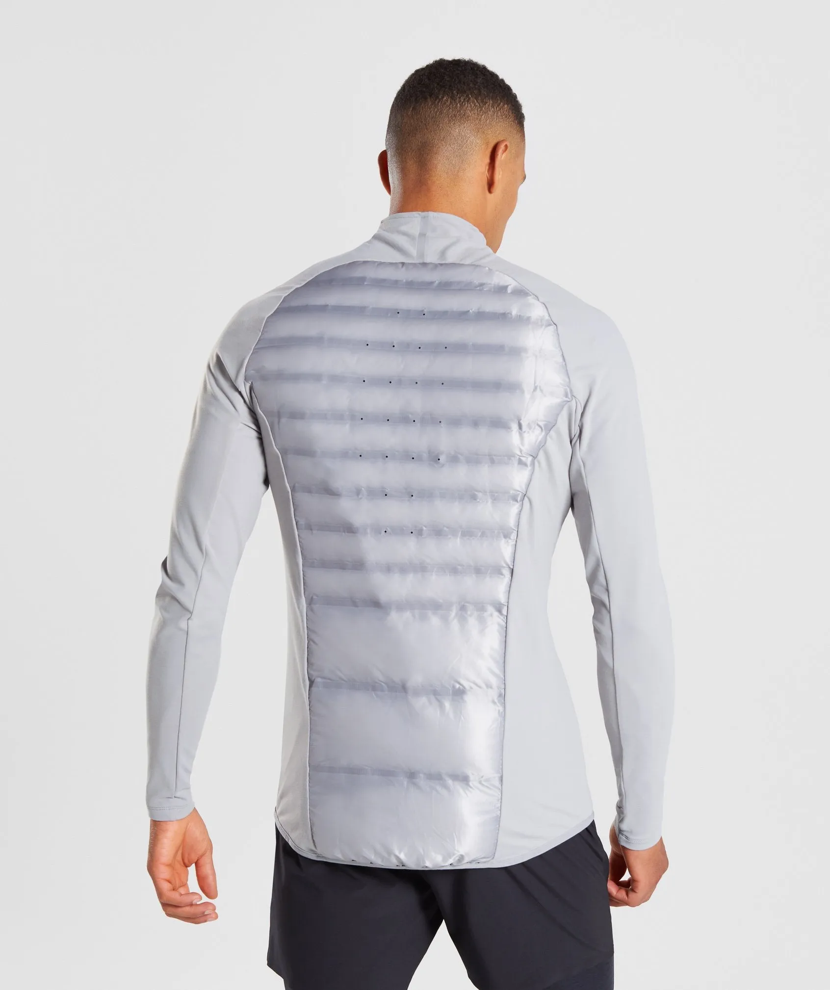 Gymshark Power Lightweight Jacket - Light Grey