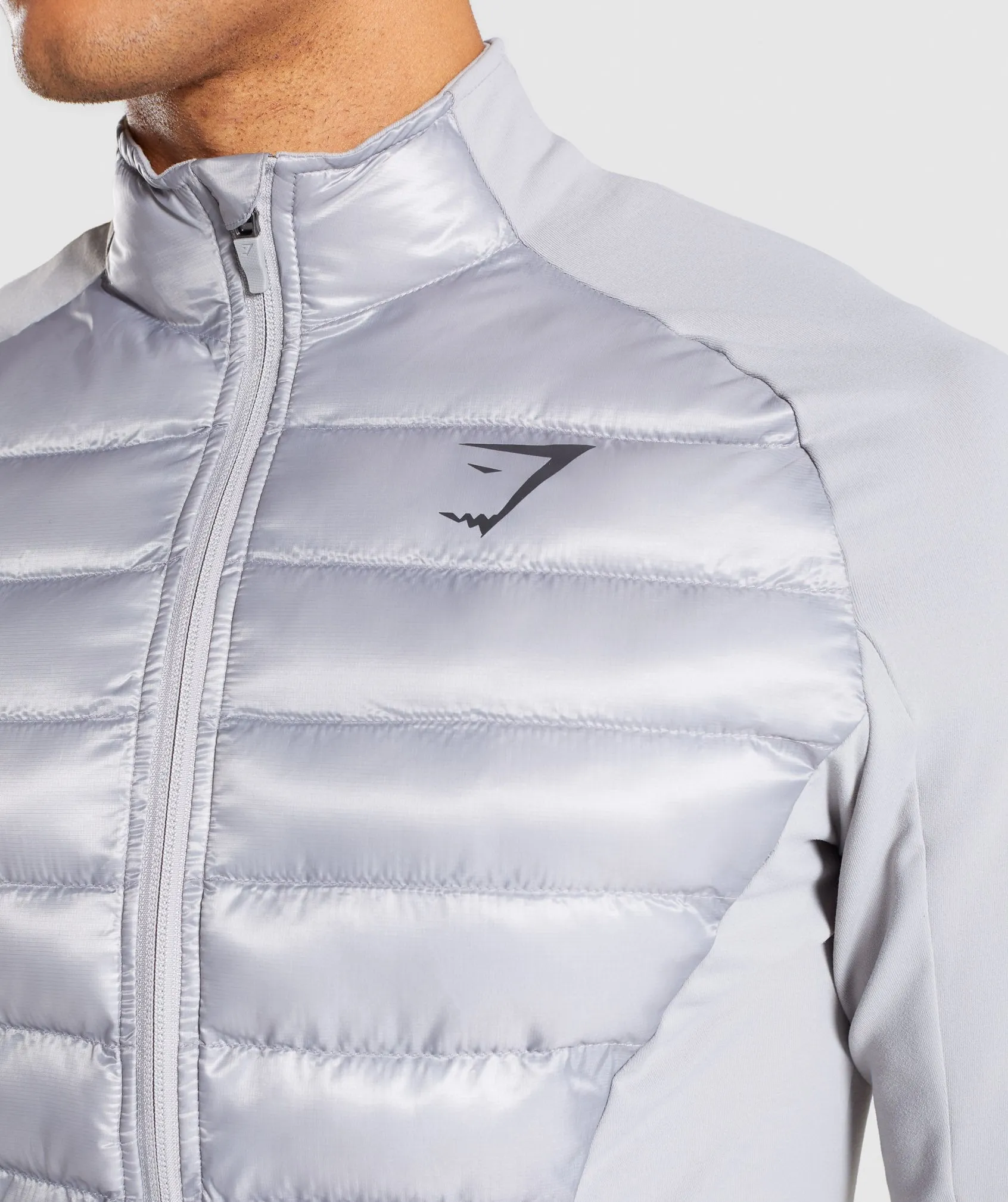 Gymshark Power Lightweight Jacket - Light Grey