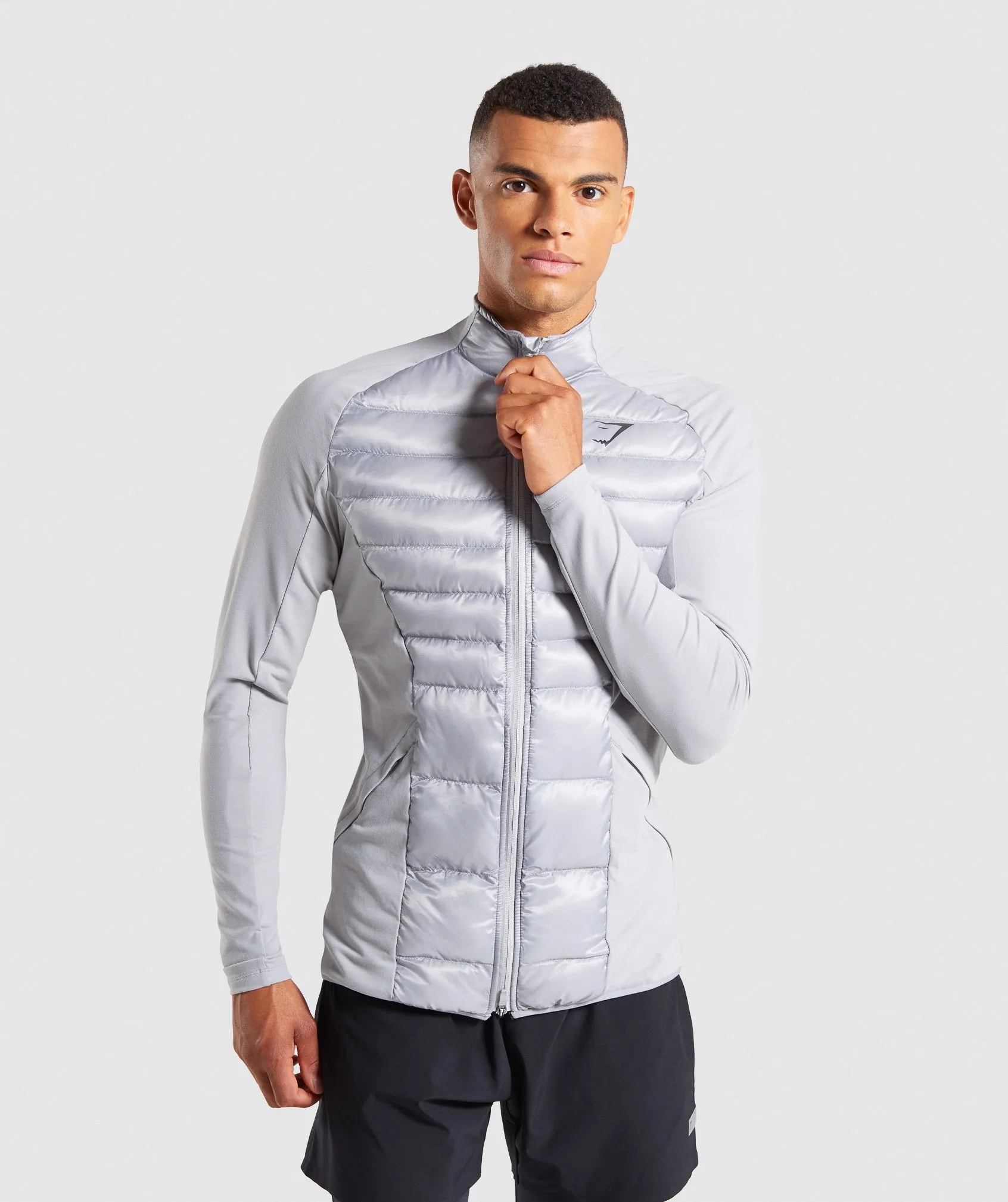 Gymshark Power Lightweight Jacket - Light Grey