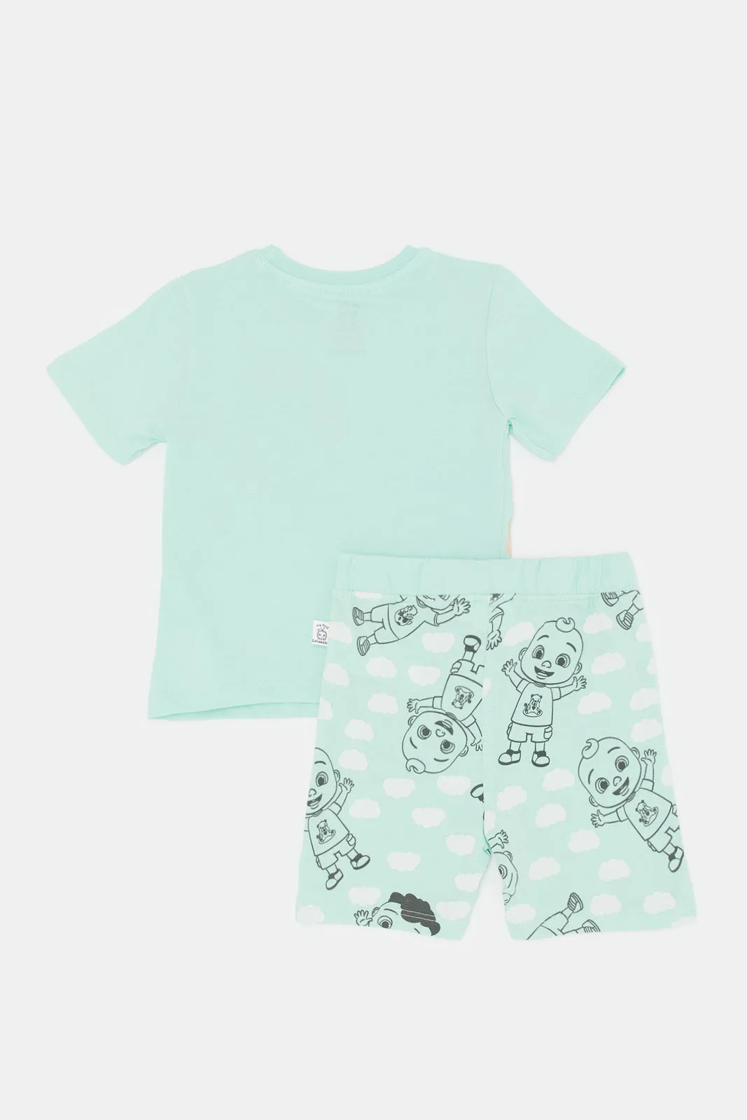 Infant Boys Mint Coco Print Pyjama Set (2 Piece)