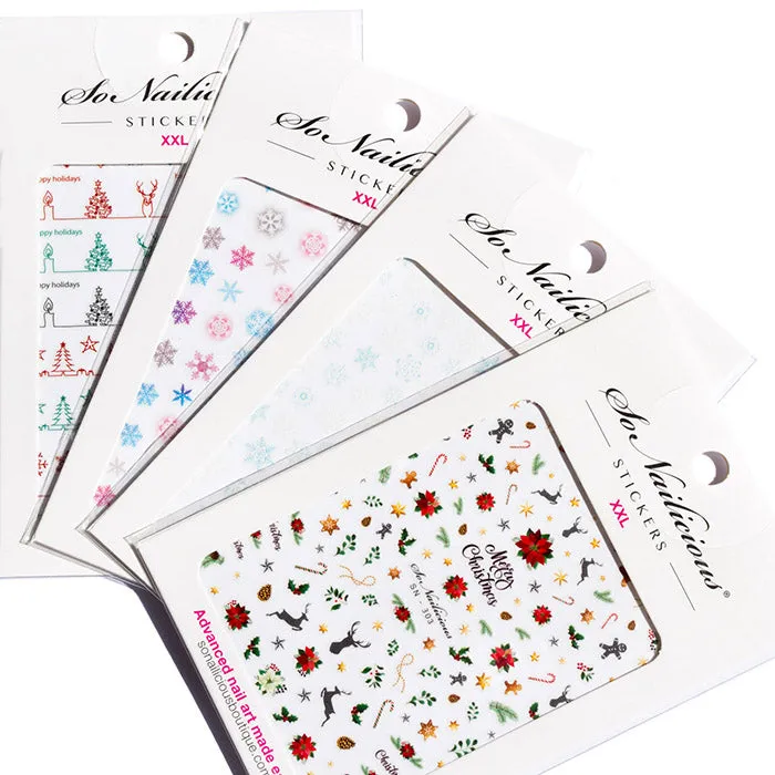 Jolly Holly Christmas Sticker Set - SAVE 30%