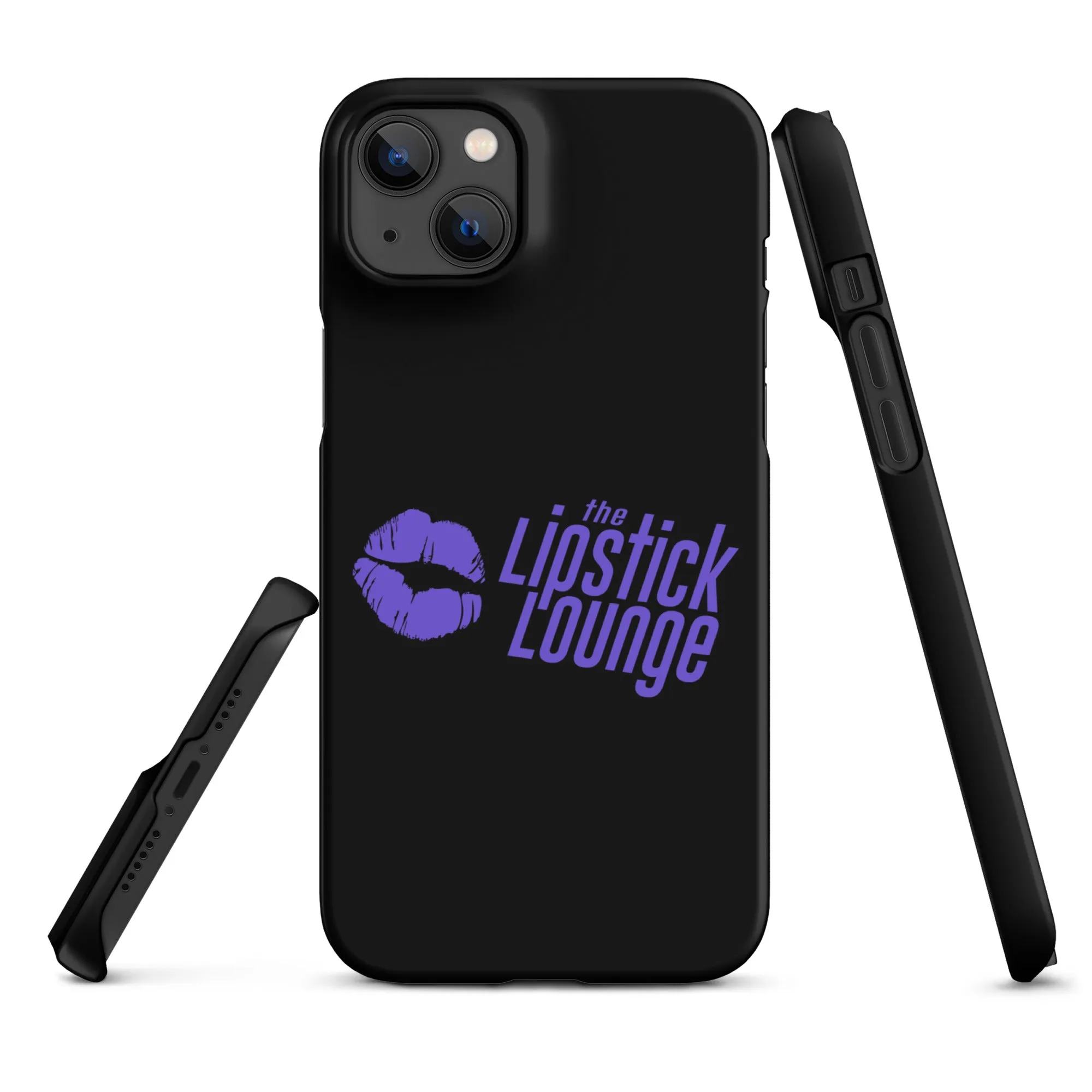 Lipstick Lounge Purple Logo Phone Case for iPhone