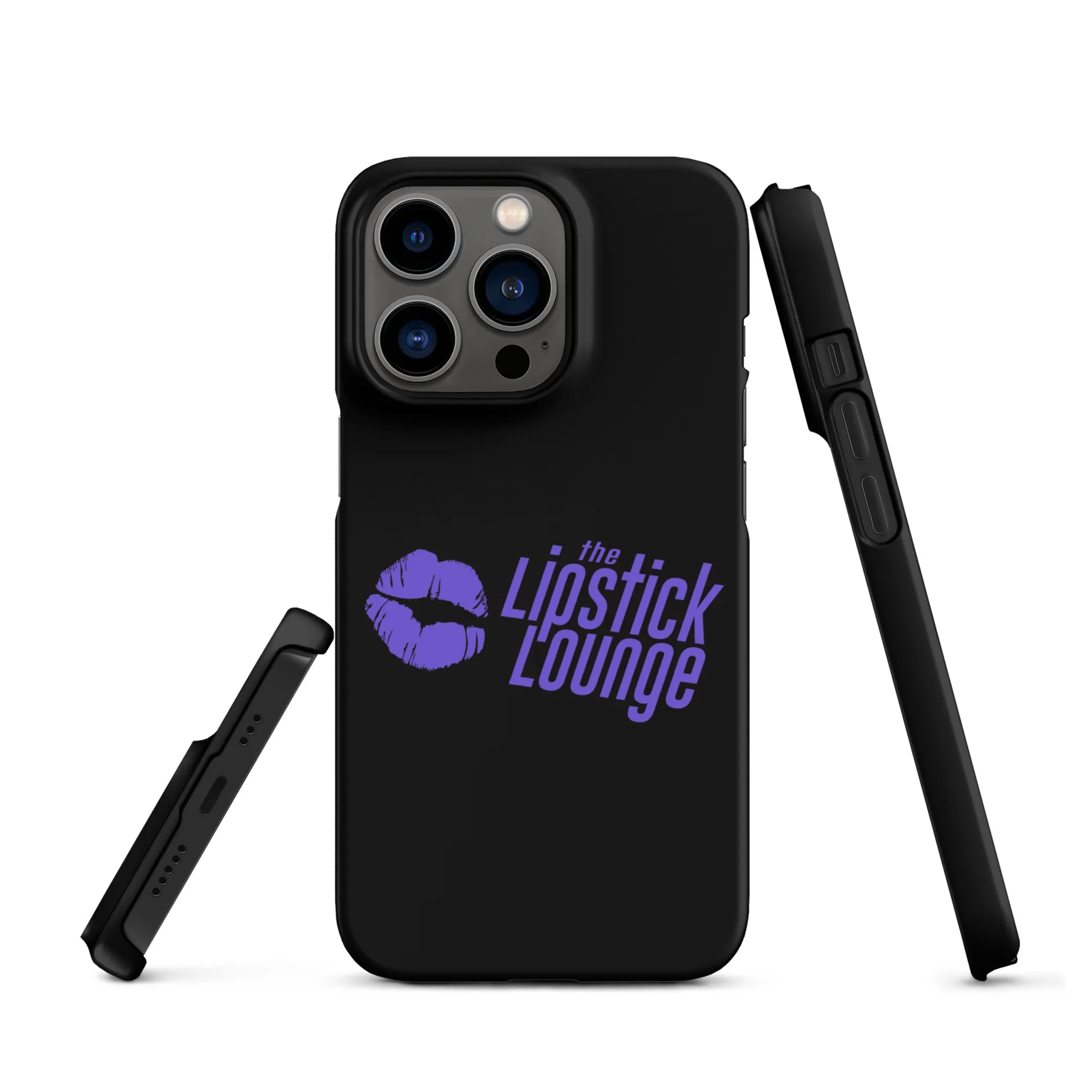 Lipstick Lounge Purple Logo Phone Case for iPhone