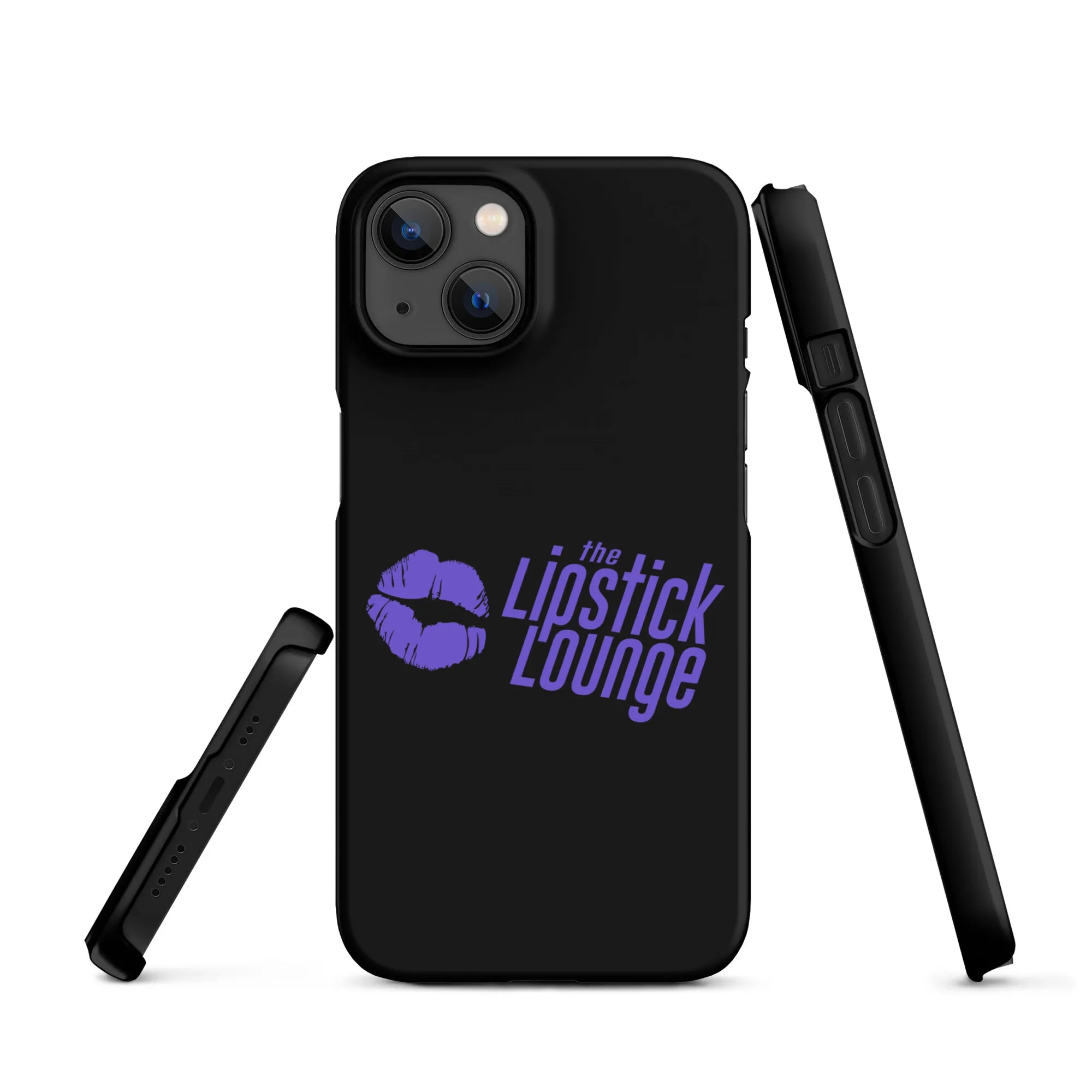 Lipstick Lounge Purple Logo Phone Case for iPhone