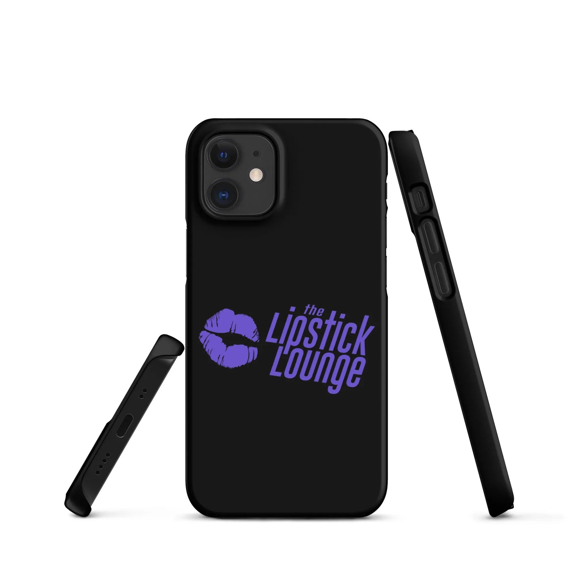 Lipstick Lounge Purple Logo Phone Case for iPhone