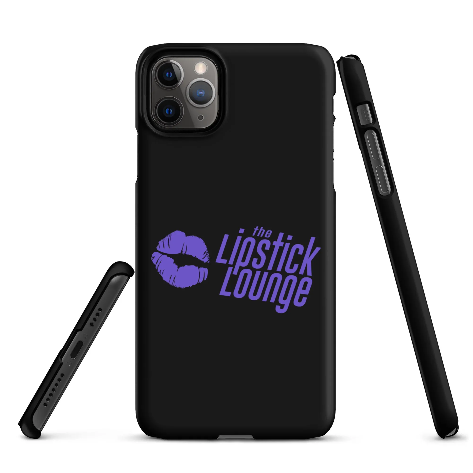 Lipstick Lounge Purple Logo Phone Case for iPhone