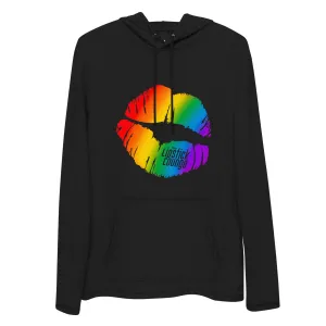 Lipstick Lounge Rainbow Logo Lightweight Hoodie