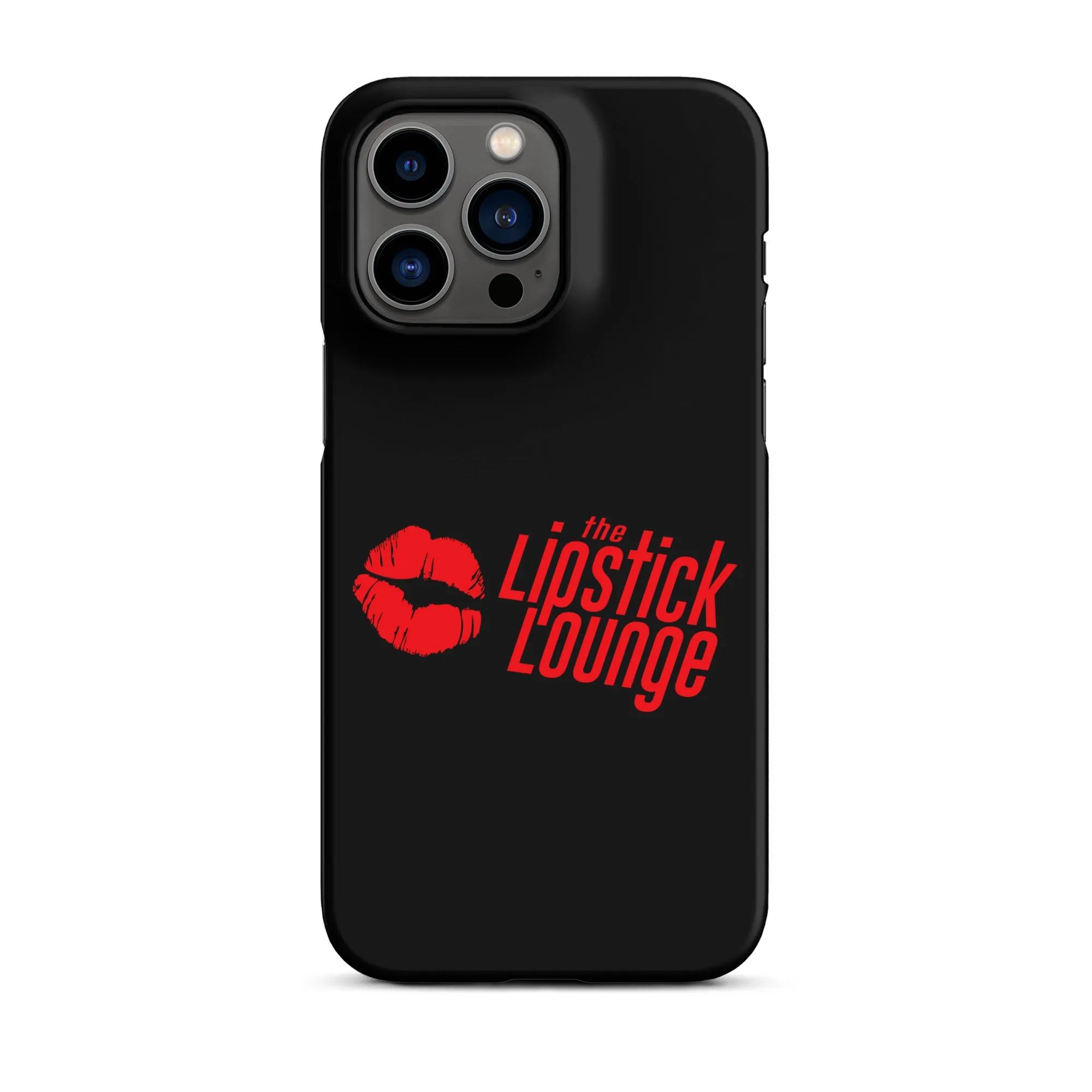 Lipstick Lounge Red Logo Phone Case for iPhone