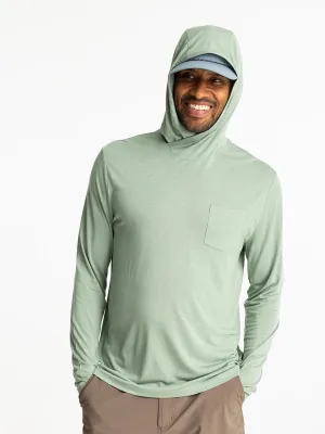 Men's Bamboo Lightweight Hoodie - Palm Green