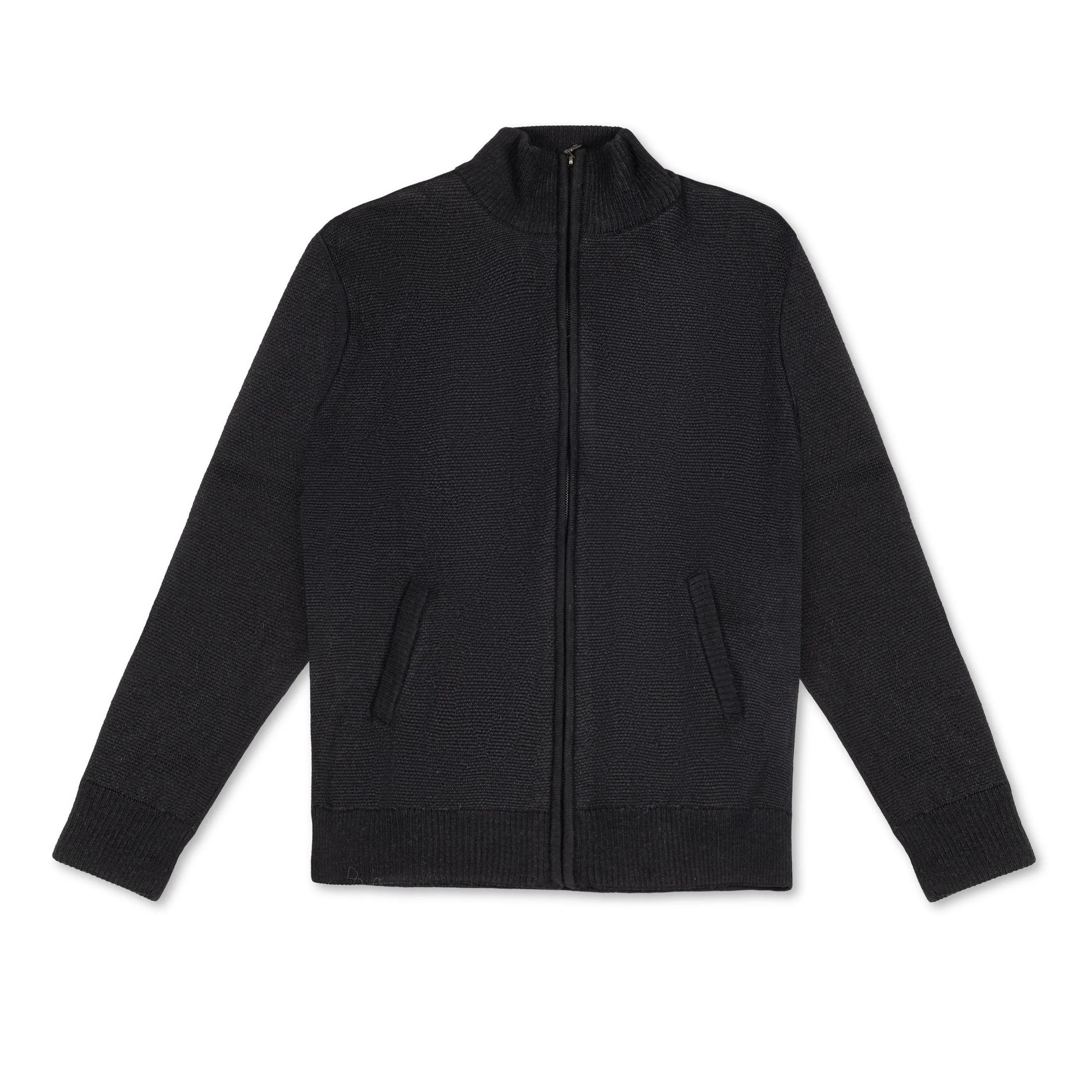 Men's Heavyweight Full-Zip Alpaca Jacket