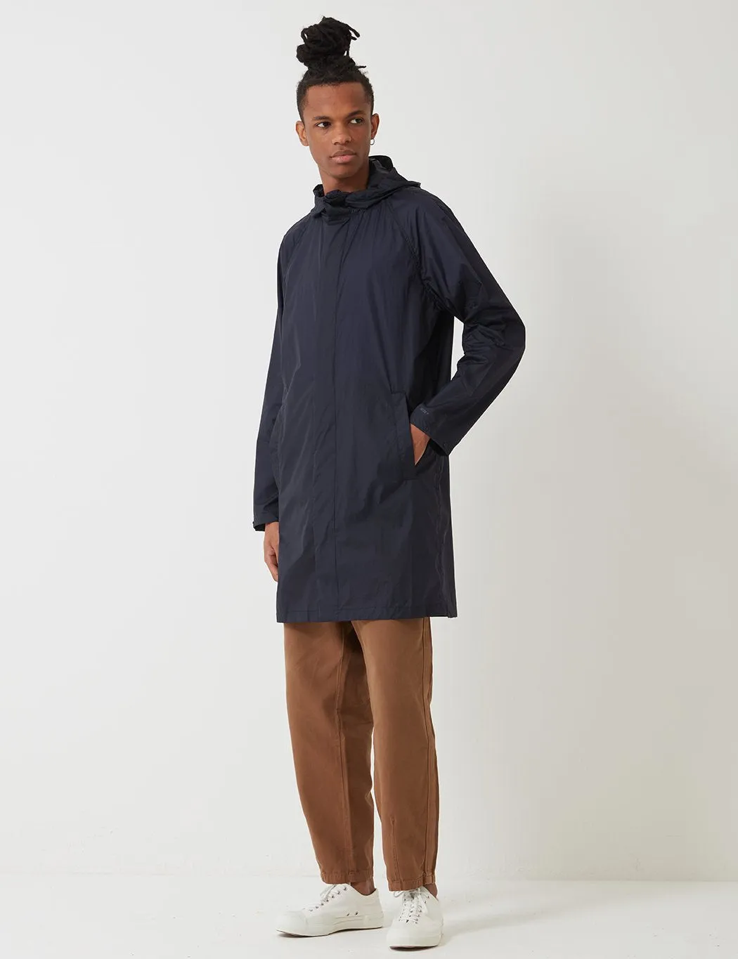 Norse Projects Elias Light Rain Jacket - Dark Navy Blue