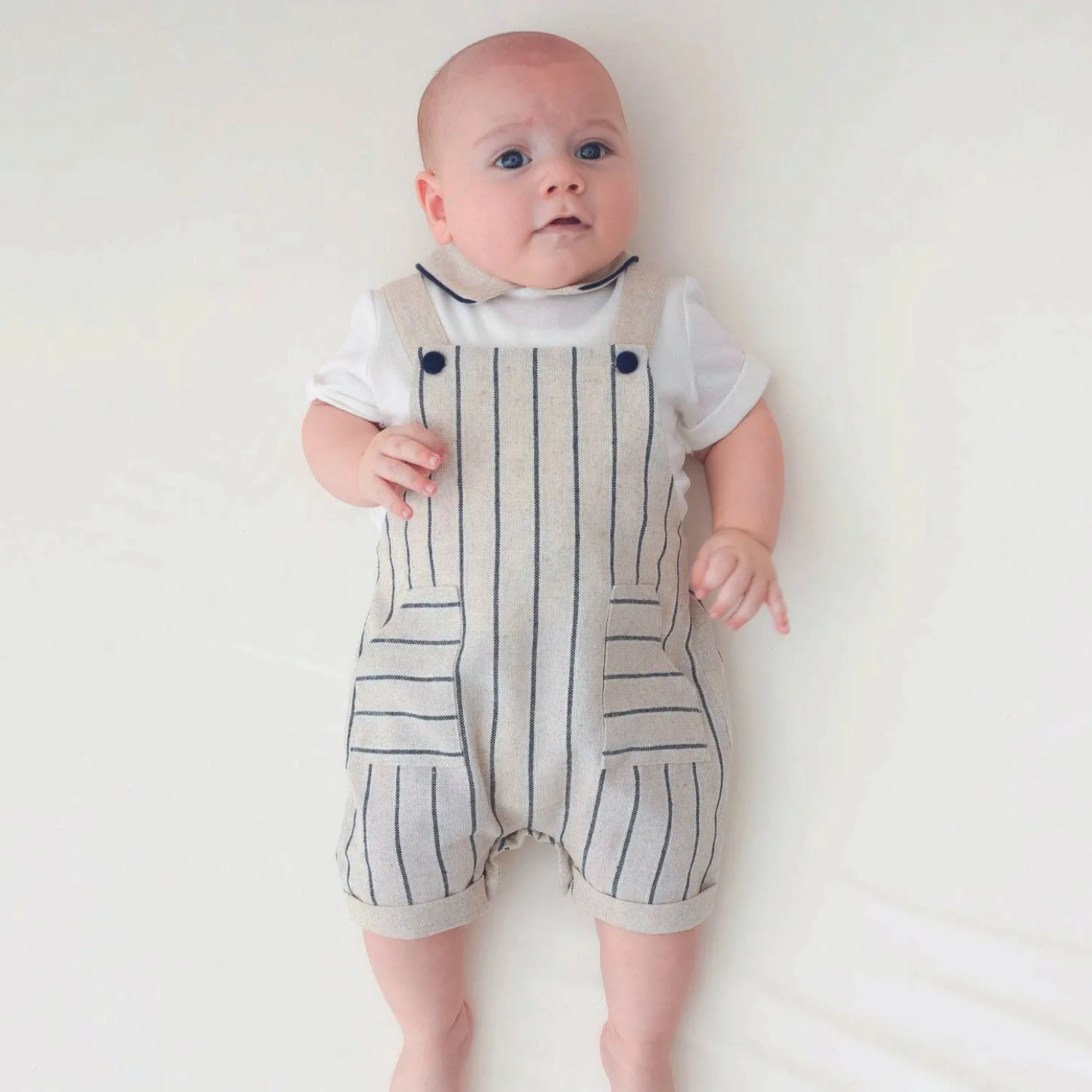 Playful Stripe Baby Boys Set