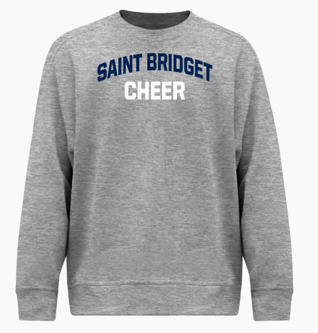 Saint Bridget Cheer BSN SPORTS Youth Cotton Rich Fleece Crew Neck