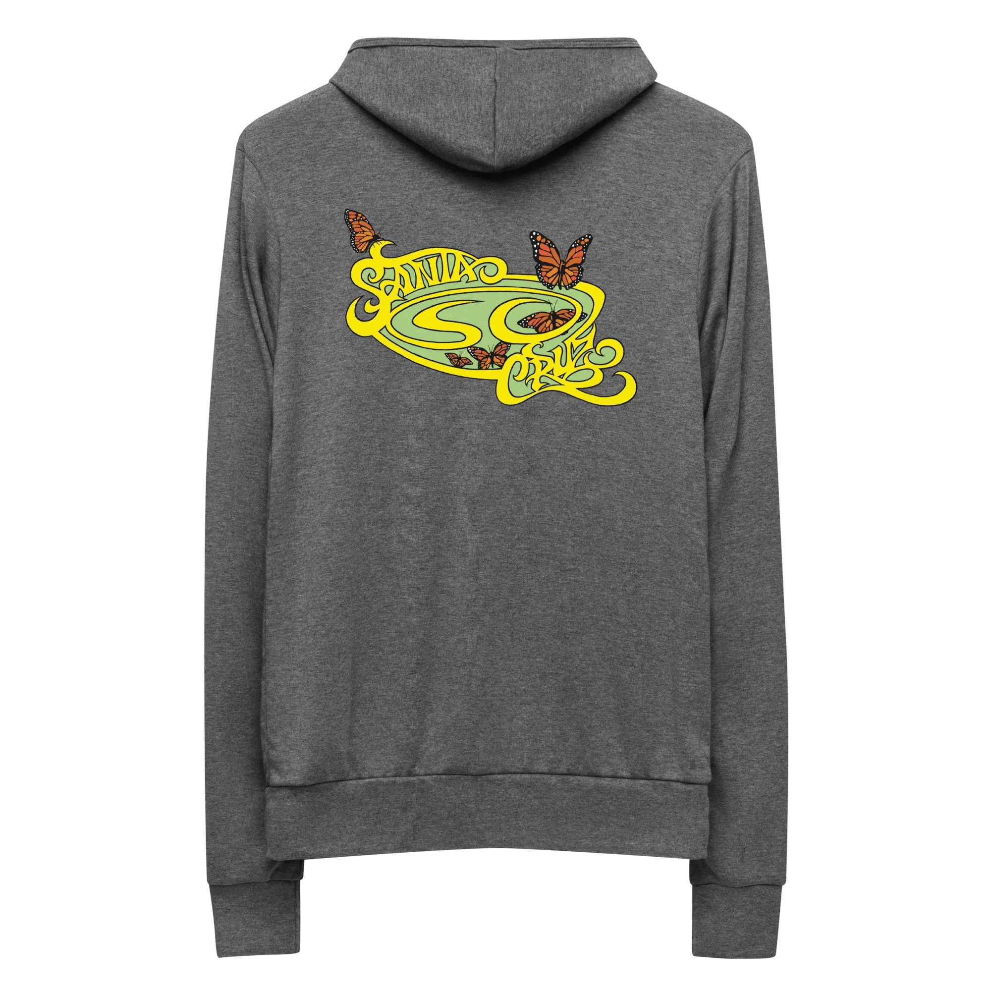 Santa Cruz Surf Shop "MONARCH GROVE" Unisex Fitted zip hoodie