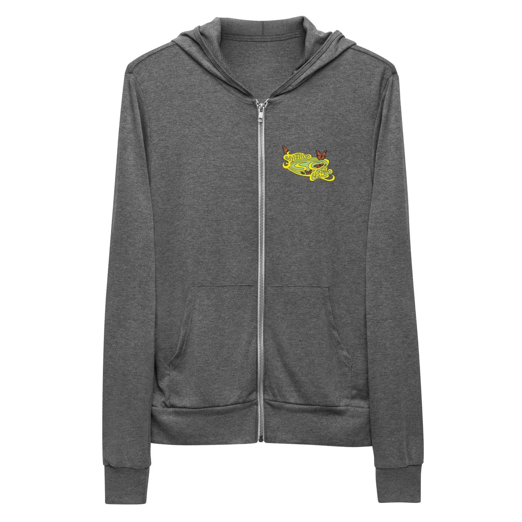 Santa Cruz Surf Shop "MONARCH GROVE" Unisex Fitted zip hoodie