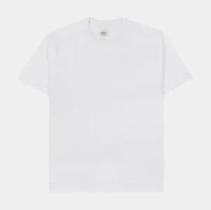 Solid Novelty Mens Short Sleeve Shirt (White)