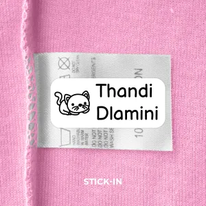 Stick-In clothing labels