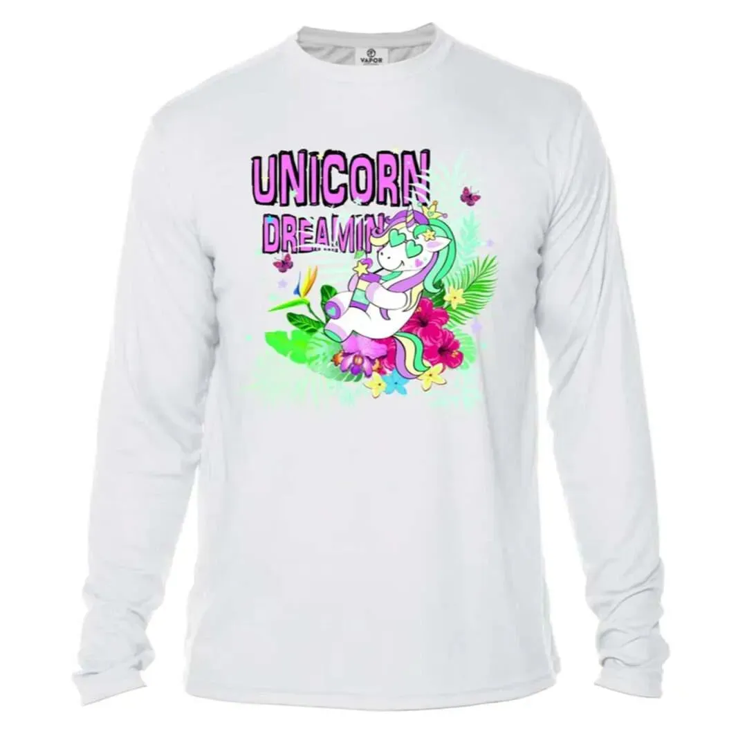 Toddler Unicorn Sun Shirt UPF50 - No Location or Custom Location