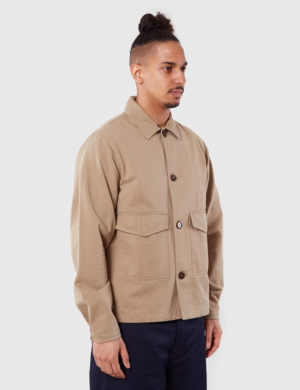 Universal Works Watchman Jacket - Sand Brown