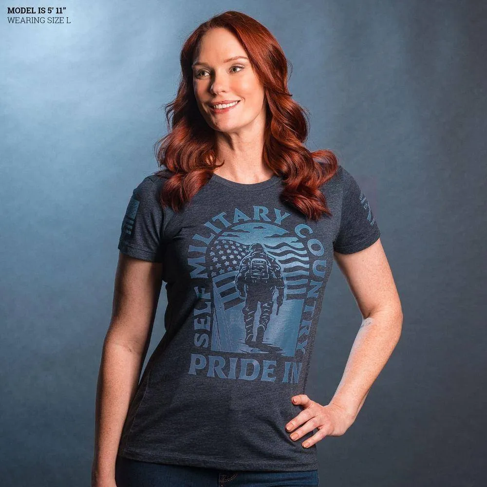 Women's Patriot March Slim Fit T-Shirt - Midnight Navy